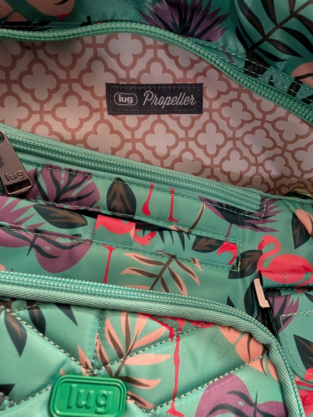 🦩Lug Propeller Flamingo Mint Weekender - Picture 2 of 7